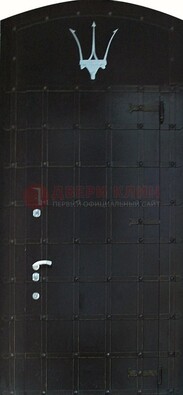 Металлическая арочная дверь ДА-22 высокого качества в Сертолово