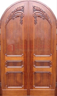 Металлическая арочная дверь ДА-9 в салон красоты в Сертолово
