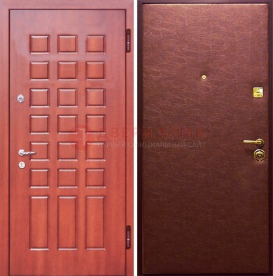Входная дверь с МДФ и винилискожей ДМ-178 для офиса в Сертолово