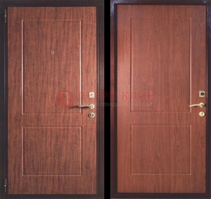 Фрезированная металлическая дверь с МДФ ДМ-182 в Сертолово