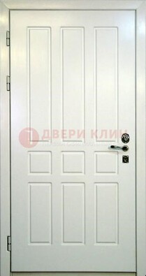 Белая стальная дверь с МДФ ДМ-36 в Сертолово