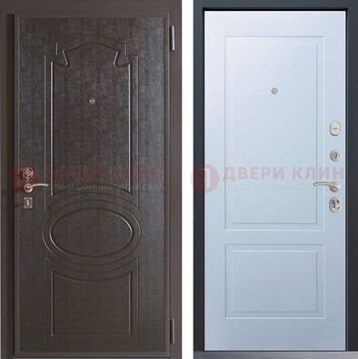 Квартирная железная дверь с МДФ панелями ДМ-380 в Сургуте