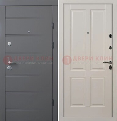 Квартирная железная дверь с МДФ панелями ДМ-423 в Сертолово