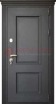 Чёрная дверь с МДФ ДМ-520 в Сертолово