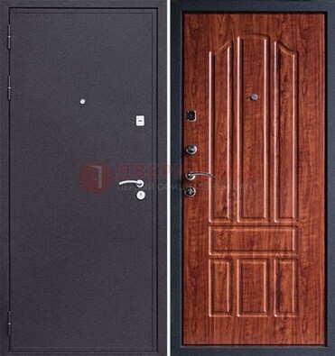 Темная стальная дверь с порошковым напылением ДП-188 в Сертолово