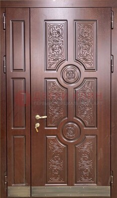Парадная металлическая дверь с узором ДПР-74 в Сертолово