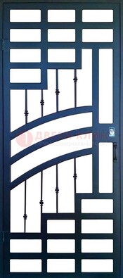 Современная металлическая решетчатая дверь ДР-38 в Сертолово