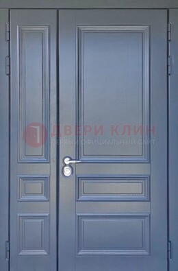 Темно-серая железная дверь с виноритом ДВТ-242 в Сертолово