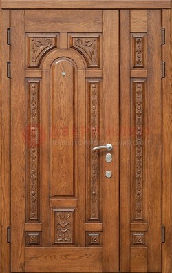 Полуторная железная дверь винорит для дома ДВТ-252 в Сертолово