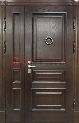 Полуторная металлическая дверь с виноритом ДВТ-253 в Сертолово