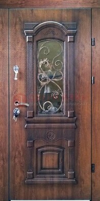 Входная дверь Дверь с виноритом снаружи и МДФ внутри ДВТ-73 в Сертолово